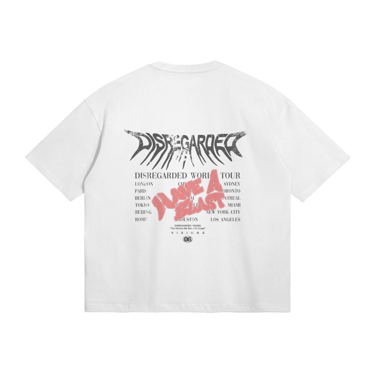 'World Tour V2' Oversized Tee